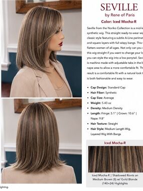 Seville by Rene of Paris in Iced Mocha-R